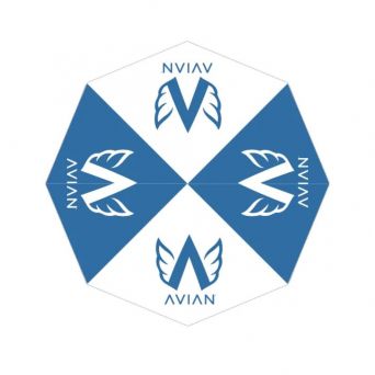 Avian Umbrella Blue/White