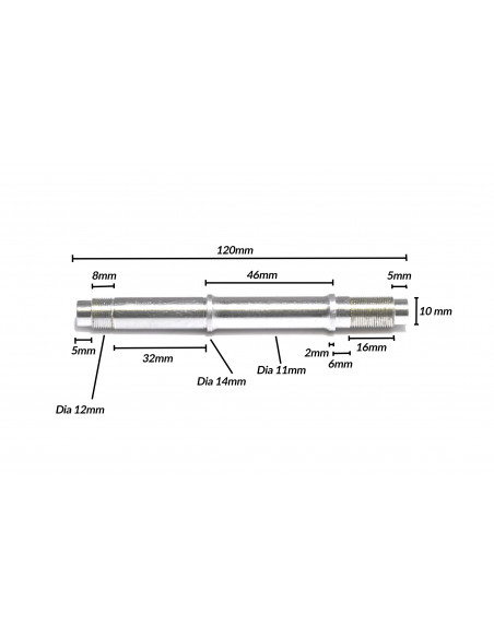 Axe Moyeu Arriere Pride Rival Exp V1