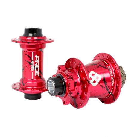 Pride Matrix Hubs Splash Red/Black - 20/10mm - 36H