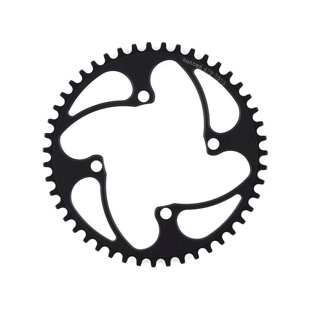 Rennen 4 Bolts Sprocket - Non Threaded - Black