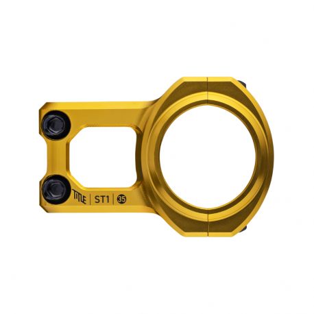Potence Title ST1 - Ø31.8mm - Gold