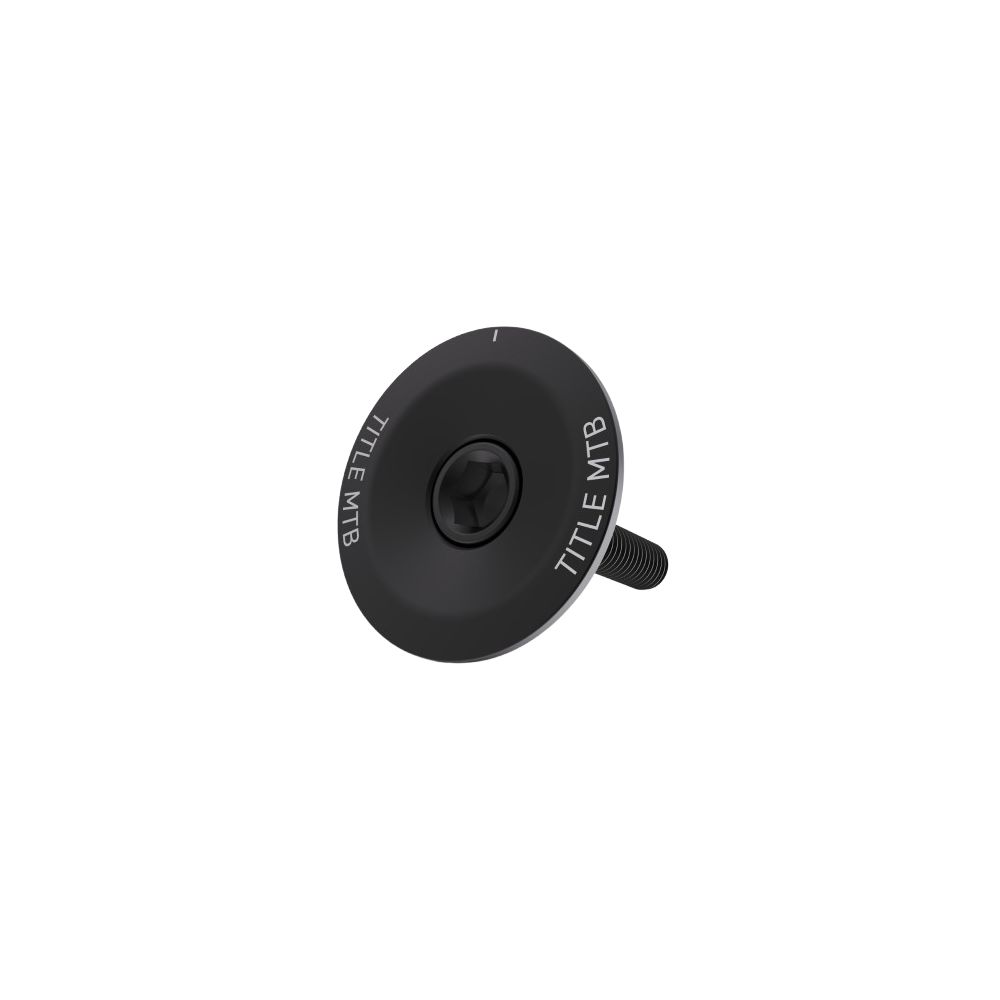 Top Cap Title - Black