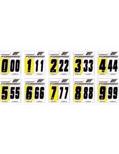 Numbers Kit Front Plate Forward - Noir
