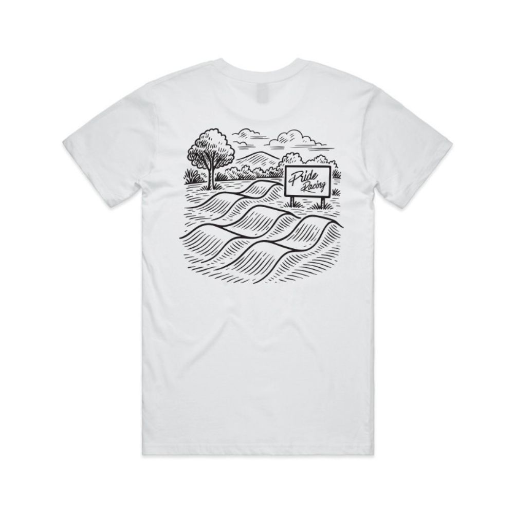 T-Shirt Pride Racing Pumptrack - White