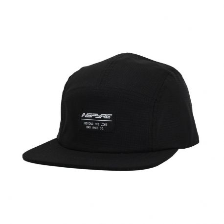 Casquette Inspyre 5 Panel - Beyond The Line Patch - Black
