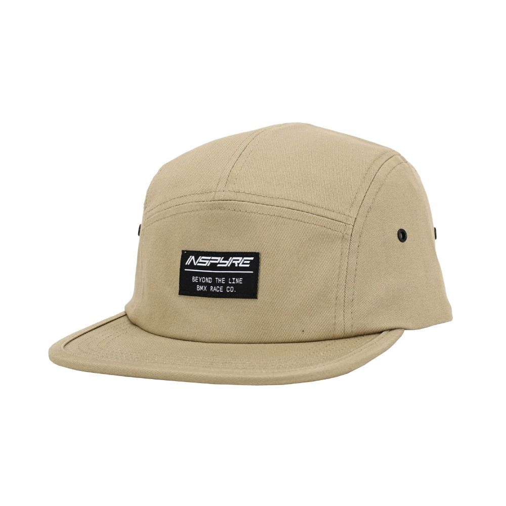 Inspyre 5 Panel Cap - Beyond The Line Patch - Brown
