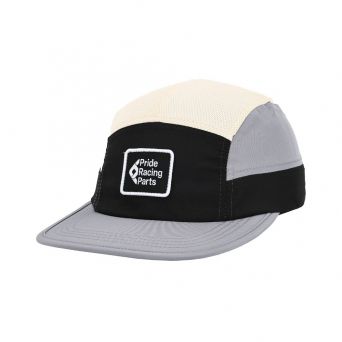 Pride 5 Panel Cap - Icon Patch - Grey/Sand