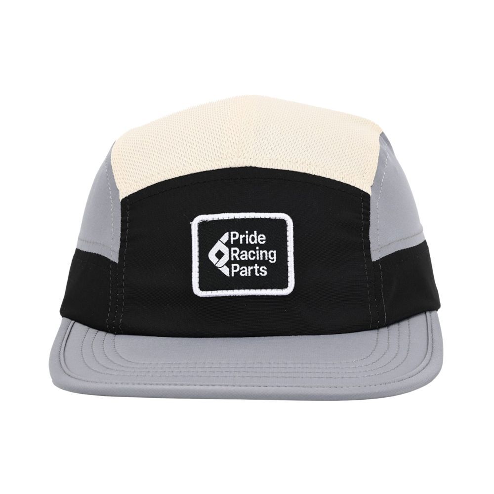 Pride 5 Panel Cap - Icon Patch - Grey/Sand