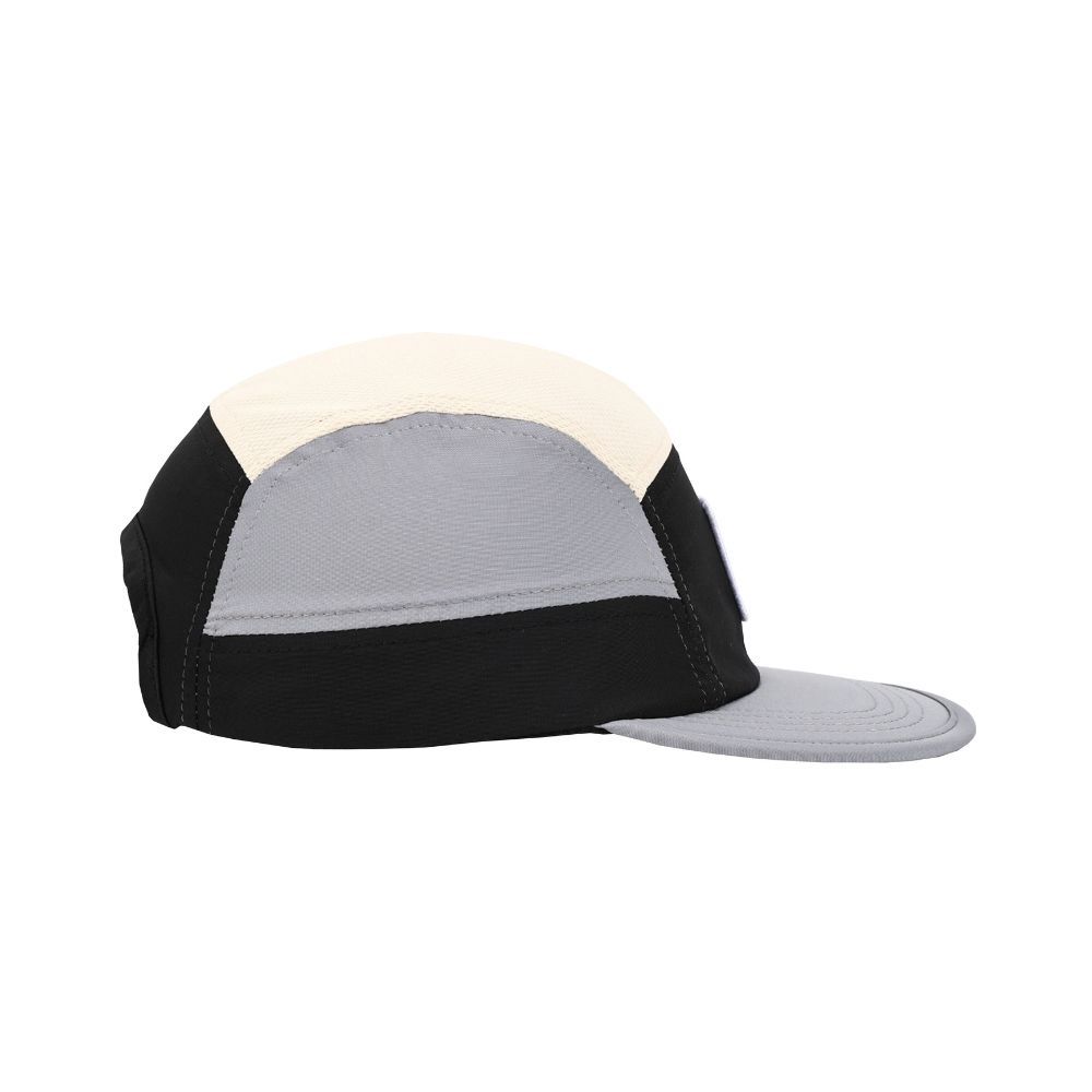 Pride 5 Panel Cap - Icon Patch - Grey/Sand