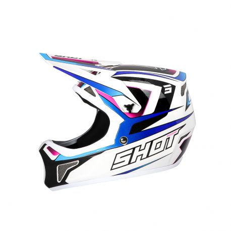 Casque Shot Rogue Adulte - Level - White Blue Pearly