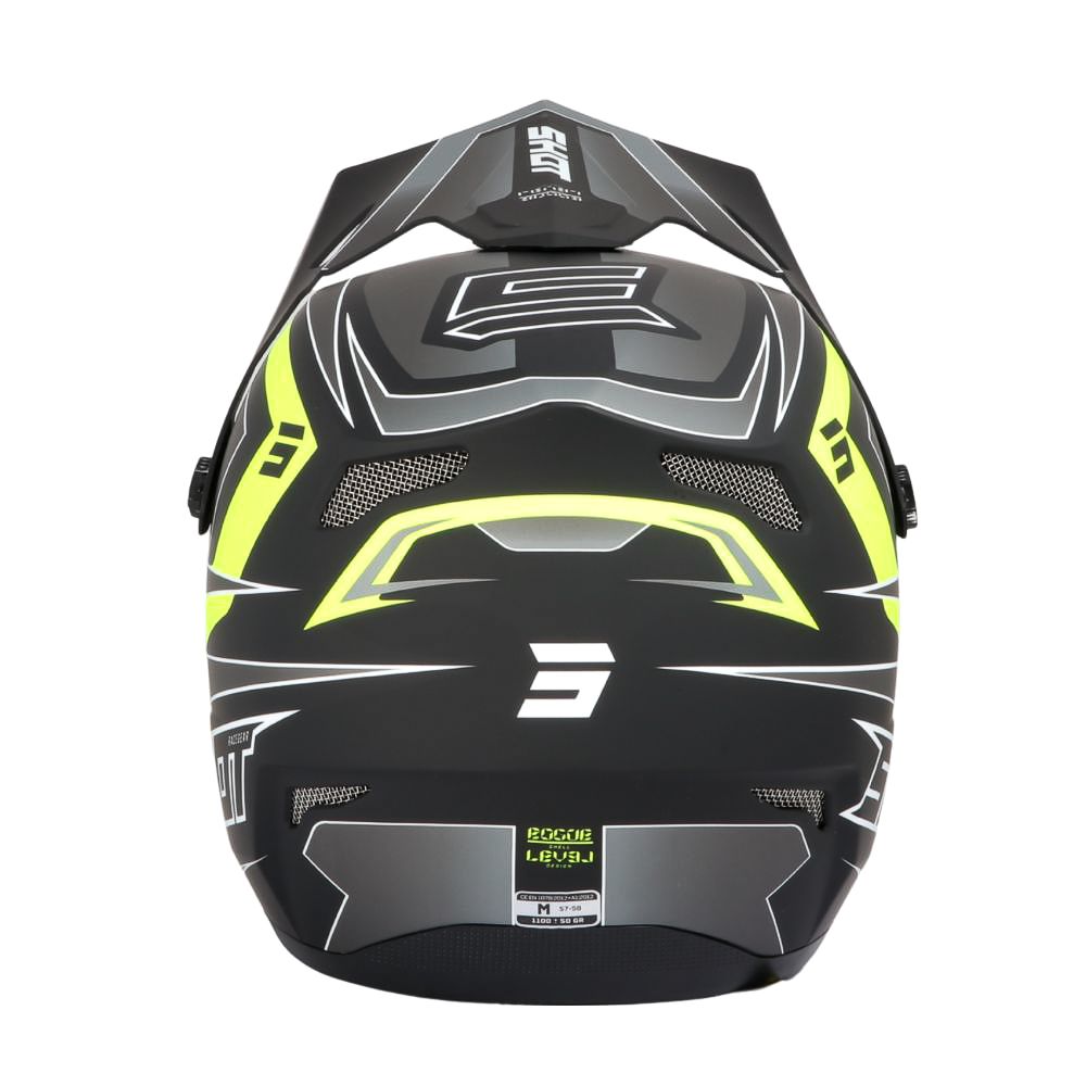 Casque Shot Rogue Adulte - Level - Black Neon Yellow Matt