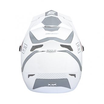 Shot Rogue Adult Helmet - Armada - White Pearly 2