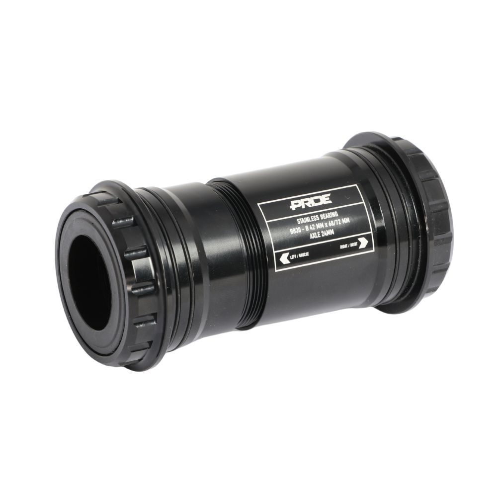 Boitier De Pédalier Pride Racing BB30 Interlock Inox - 24mm