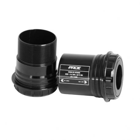 Boitier De Pédalier Pride Racing BB30 Interlock Inox - 24mm