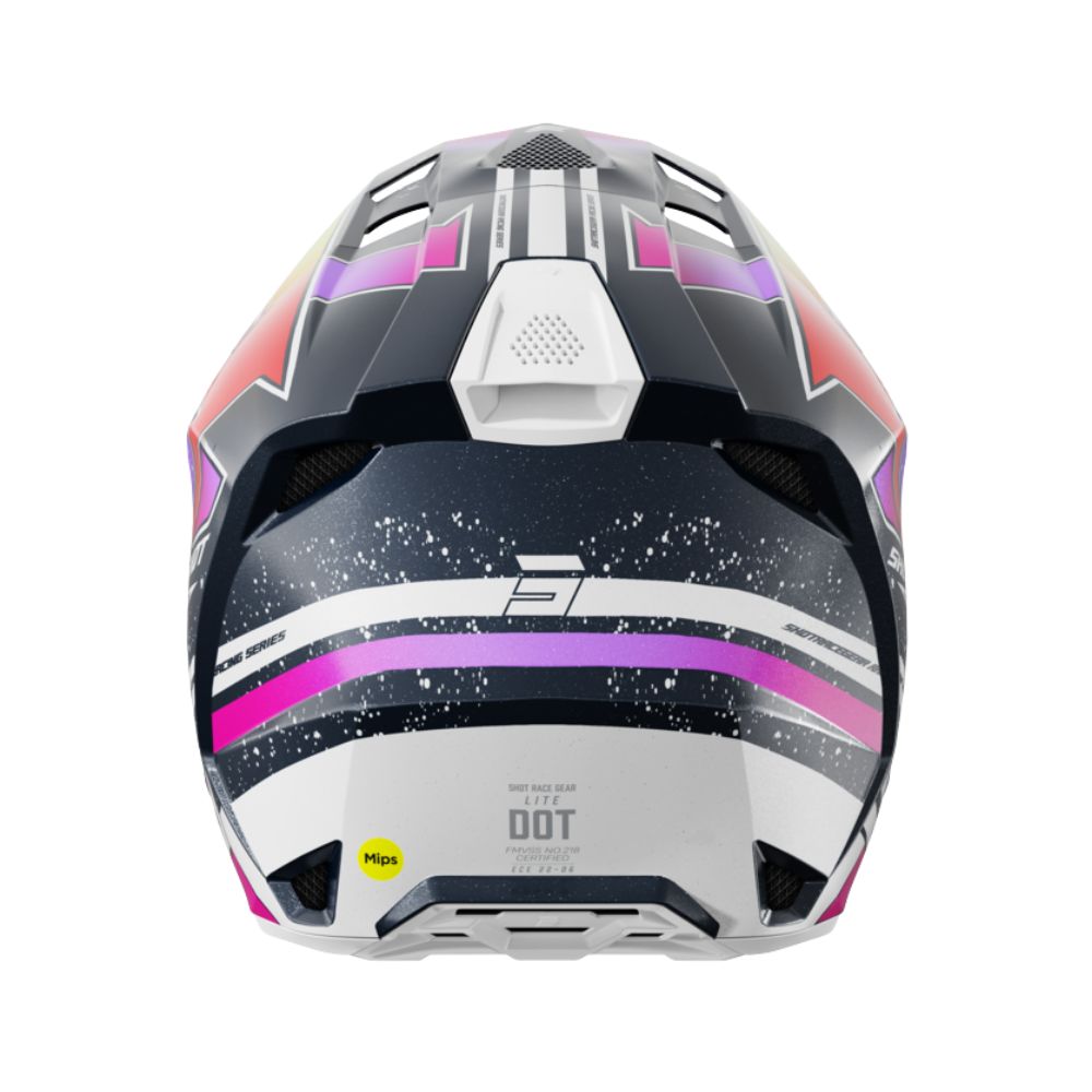 Shot Lite Helmet - Racing Blue Neon Yellow Pearly