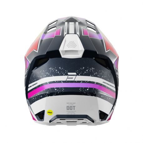 Casque Shot Lite - Racing Blue Neon Yellow Pearly