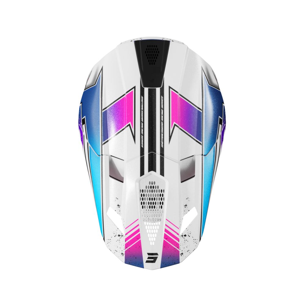 Shot Lite Helmet - Racing White Pink Pearly