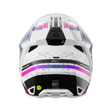 Casque Shot Lite - Racing White Pink Pearly