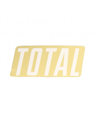 Sticker Total New Style Logo White