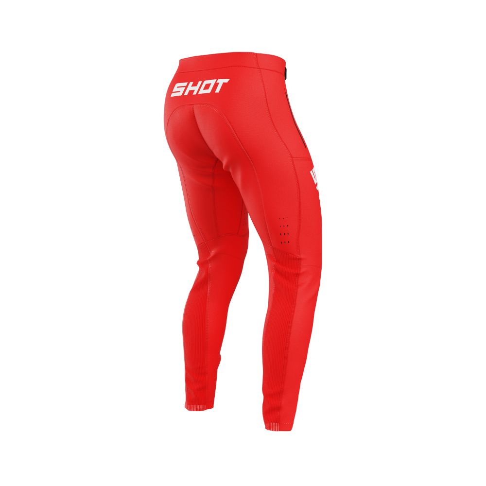 Shot Airy Sharp Pants - Red - Kid