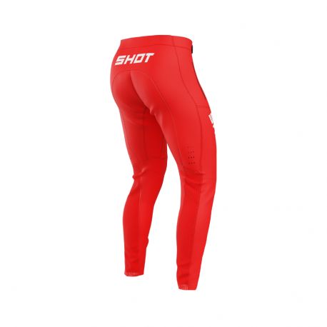 Shot Airy Sharp Pants - Red - Kid