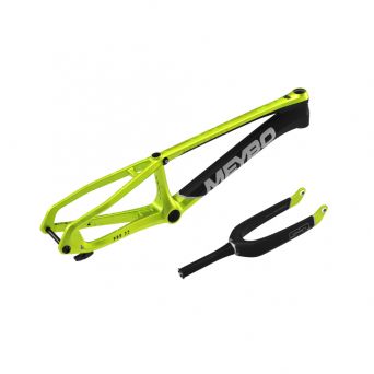 Kit Cadre/Fourche Meybo HSX Carbon 2026 - Black/Black/Green