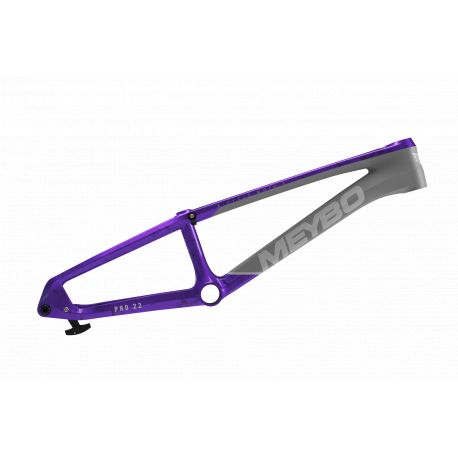 Meybo HSX Carbon 2026 Frame/Fork Kit - Grey/Grey/Purple