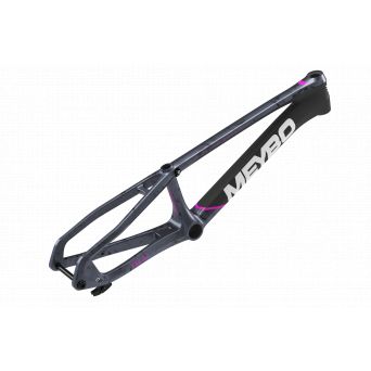 Kit Cadre/Fourche Meybo HSX Carbon 2026 - Black/Pink/Grey 2