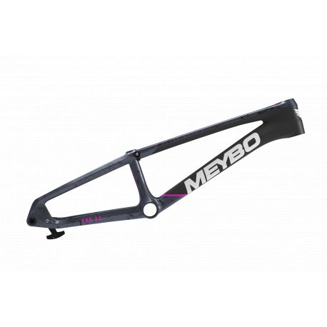 Meybo HSX Carbon 2026 Frame/Fork Kit - Black/Pink/Grey