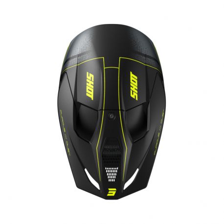 Shot Furious Helmet - Dust Neon Yellow Matt