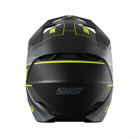 Shot Furious Helmet - Dust Neon Yellow Matt