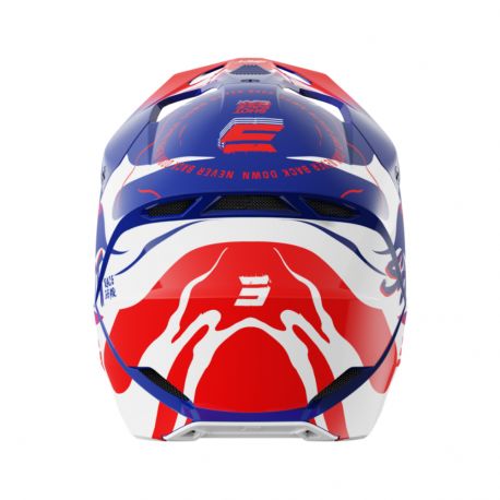 Shot Furious Kid Helmet - Beast Blue Red Glossy