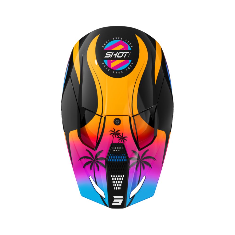 Casque Shot Furious Kid - Miami Orange Glossy