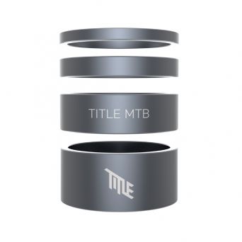 Entretoises De Direction Title Aluminium 1-1/8" - Grey