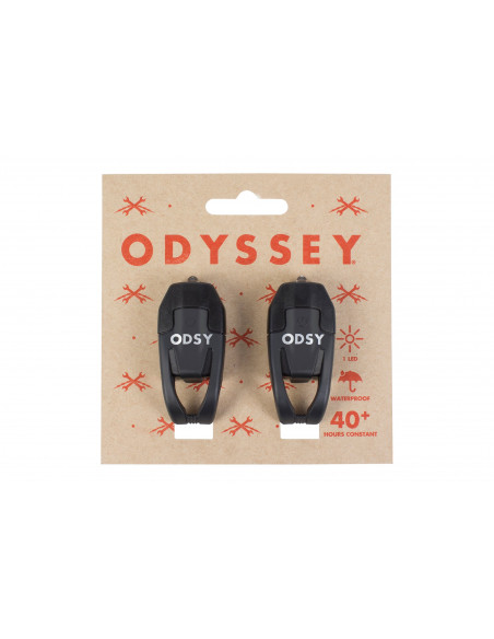 Kit Lumiere Odyssey Bike (Av+Ar) Black