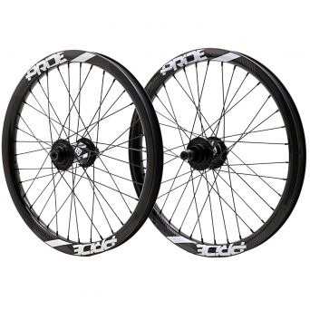 Paire De Roues Pride Gravity Pro Aero Ud Gloss Disc - Moyeux Black