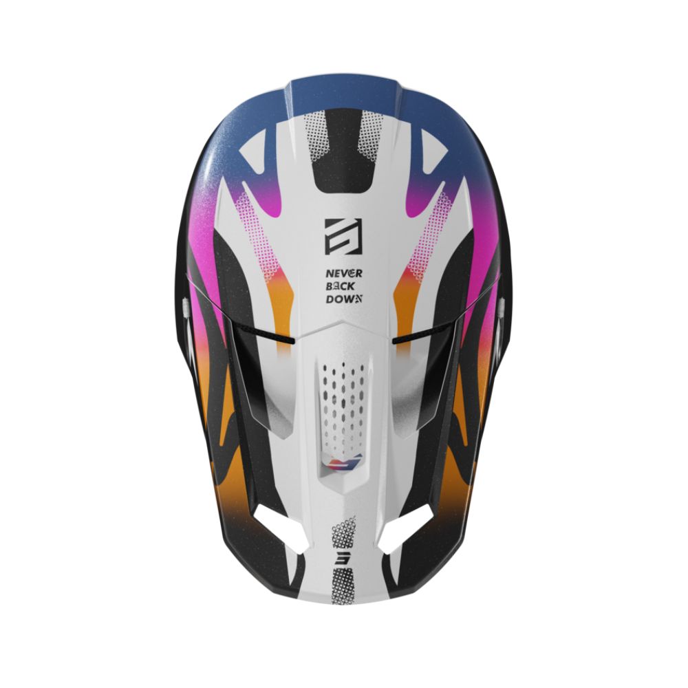 Casque Shot Speed - Wave Black White Pearly