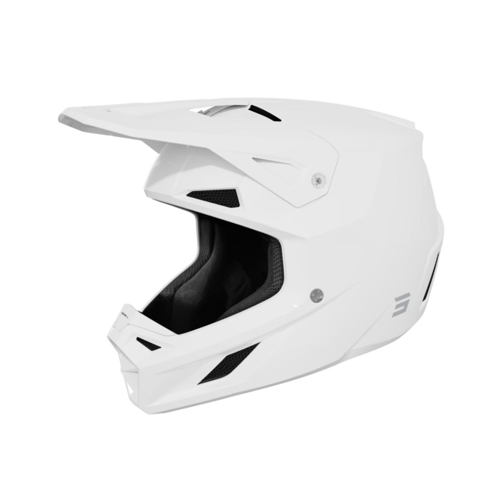 Casque Shot Speed - Solid White Glossy
