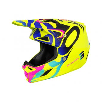 Shot Speed Kid Helmet - Ghost Neon Yellow Glossy