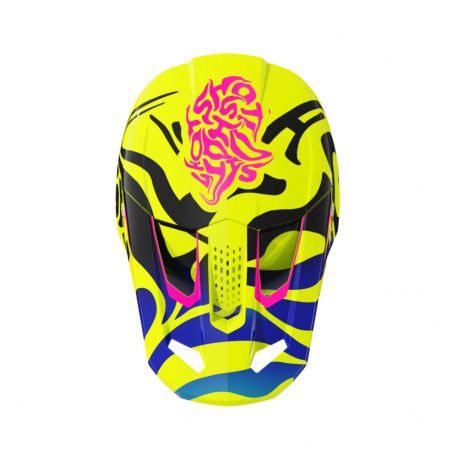 Shot Speed Kid Helmet - Ghost Neon Yellow Glossy