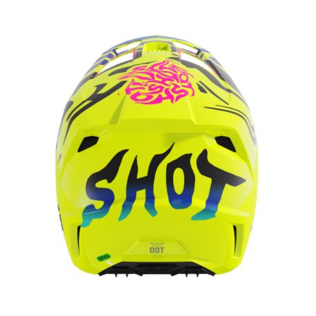 Casque Shot Speed Kid - Ghost Neon Yellow Glossy