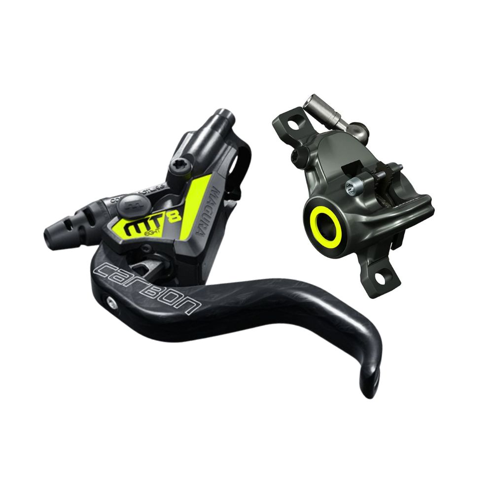 Magura MT8SL Disc Brake Kit - Postmount - Neon Yellow