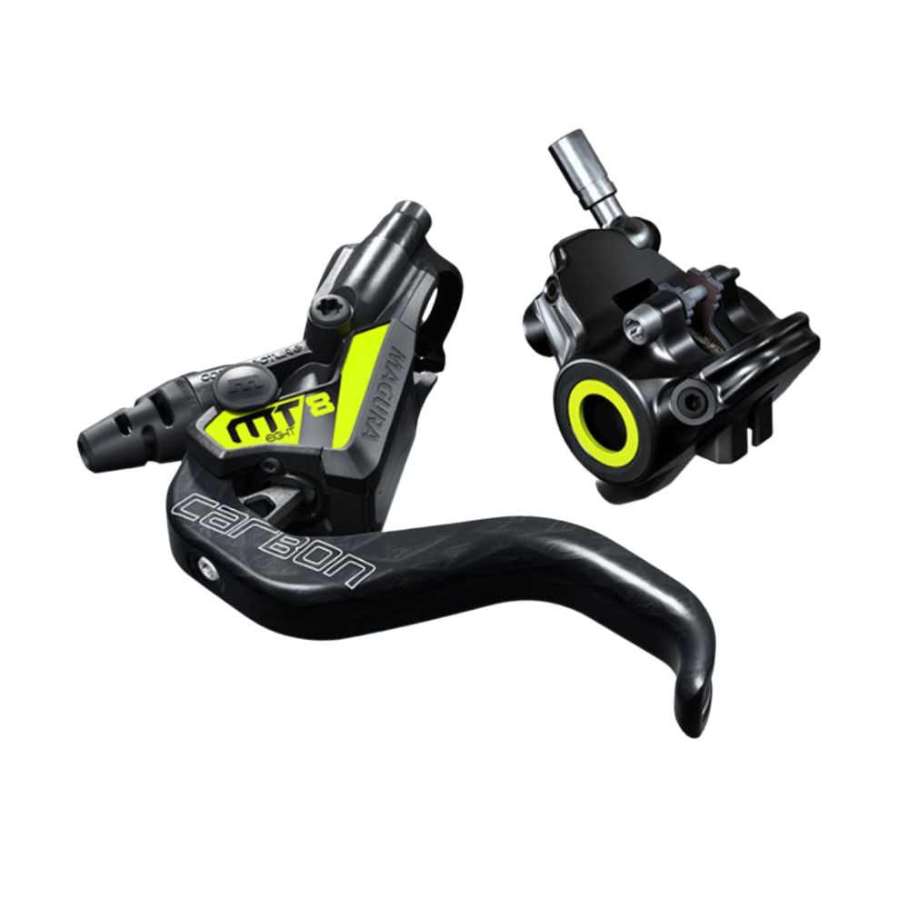 Magura MT8 SL FM Disc Brake Kit - Flatmount - Neon Yellow