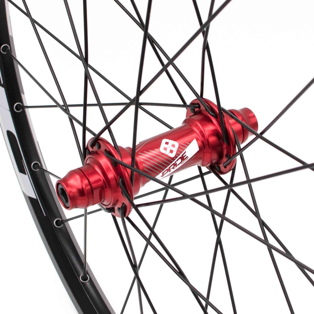 PRIDE CONTROL EXP DISC 28H WHEELSET RED