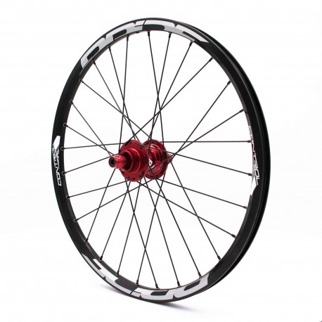 PAIRE DE ROUES PRIDE CONTROL EXP DISC 28H - RED