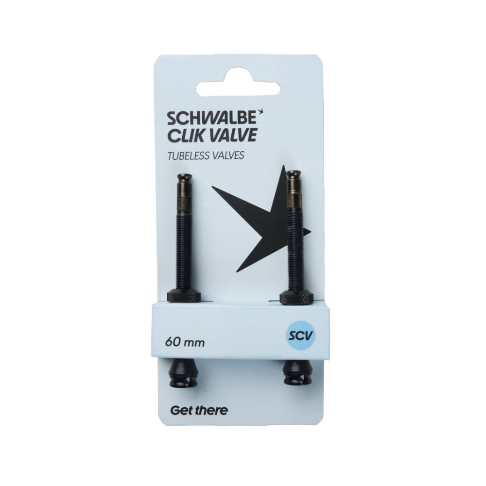 Valves Tubeless Schwalbe Click Valve - 60mm - SCV