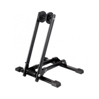 Forward folding bike rack
