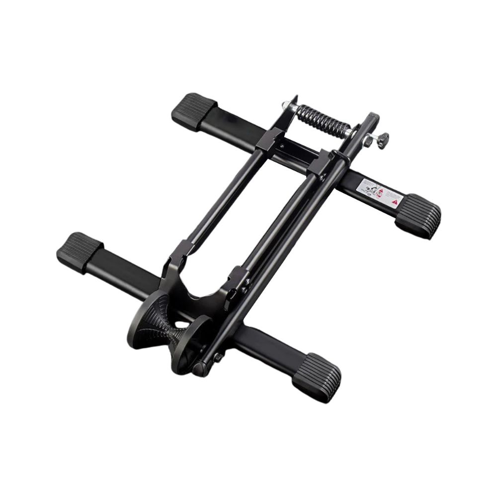 Forward folding bike rack
