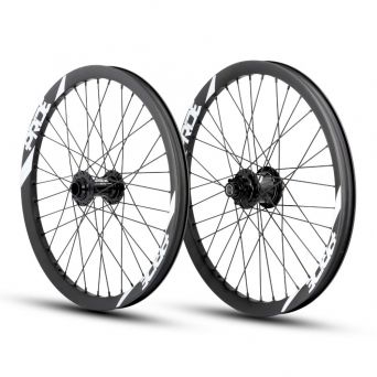 Roues 20" (406) Pride Wave Matt White - Matrix 20/15mm - Black