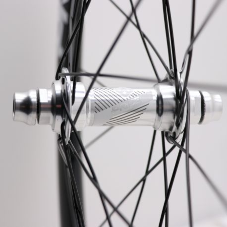 Pride Gravity Exp Aero Ud Gloss Disc Wheelset - Polish Hubs